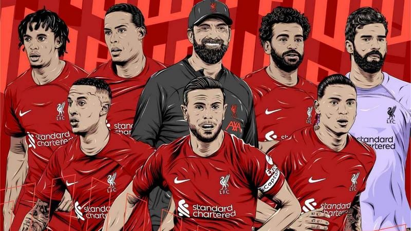 Các cầu thủ vị trí tiền đạo của CLB Liverpool 2023