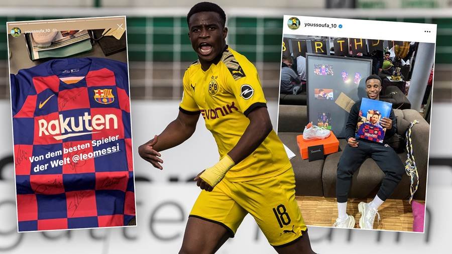Moukoko gia nhập lò đào tạo trẻ của Borussia Dortmund